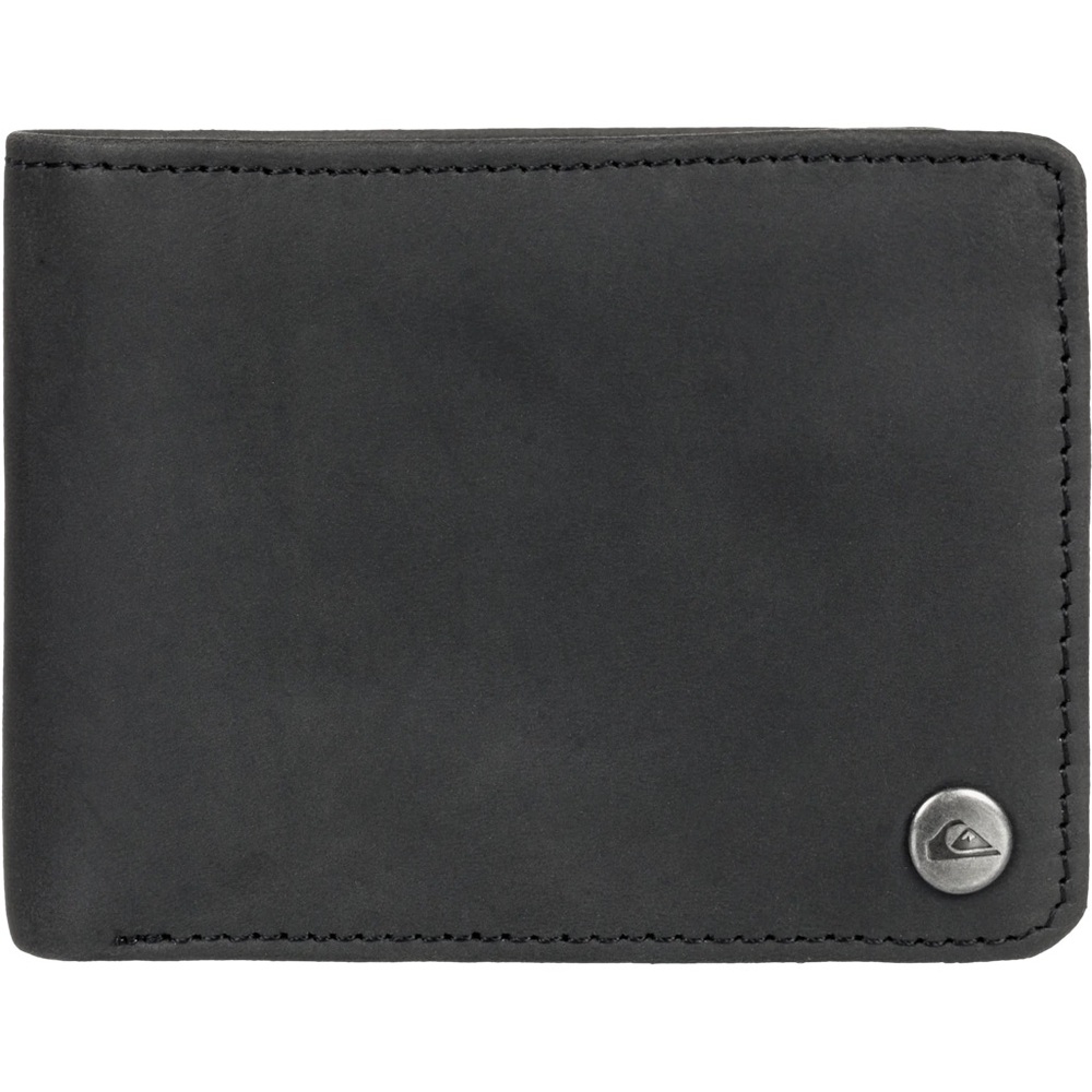 Quiksilver Men's Tri-Fold RFID Leather Wallet ~ Mack 2 brown NWT in packaging